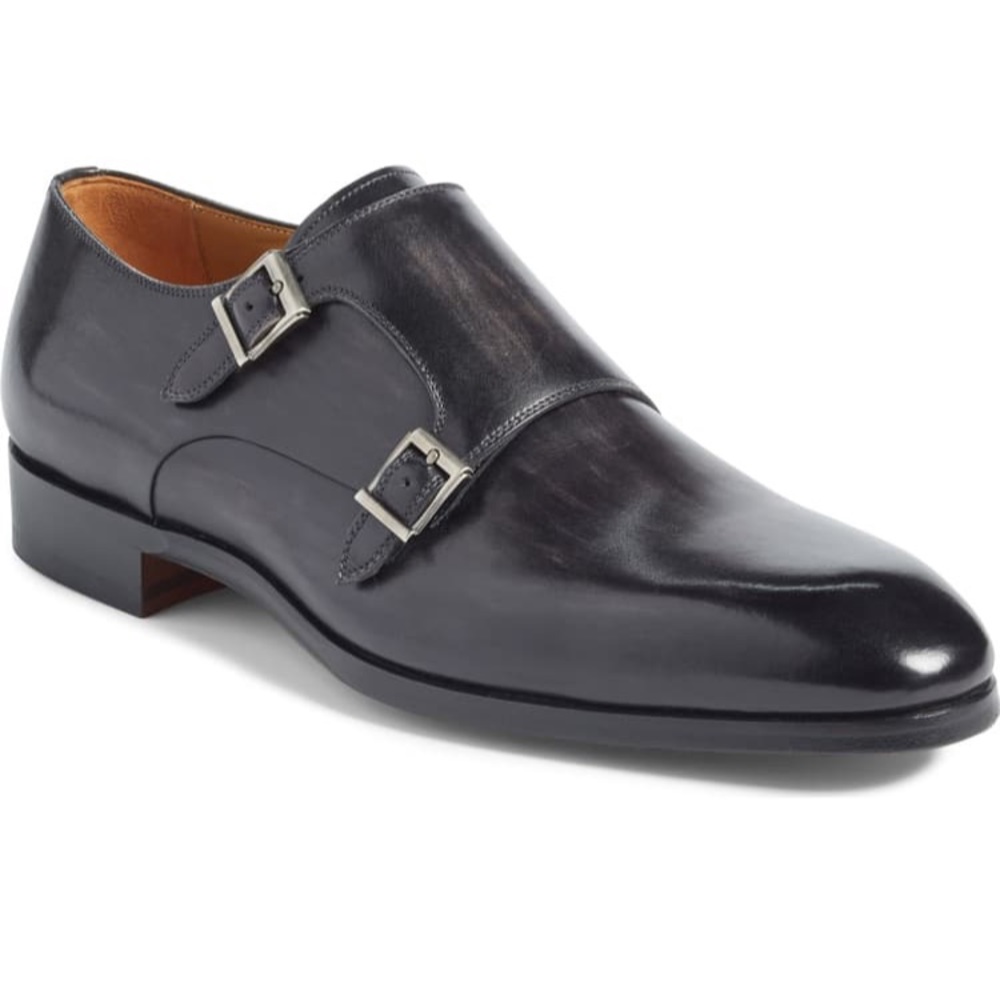 COPY - Magnanni Lucio Double Strap Monk Shoe